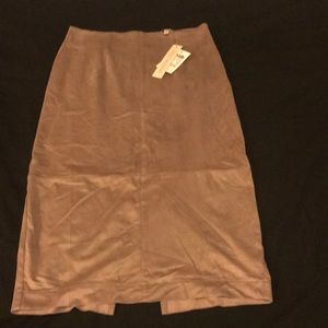 Charlotte Russe Highwaisted Skirt Gray XS, $12